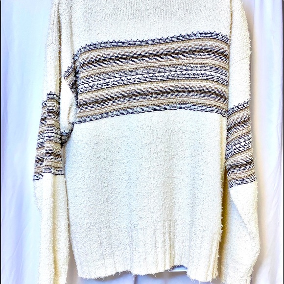 Cream Loose Fitting Sweater - Picture 3 of 3